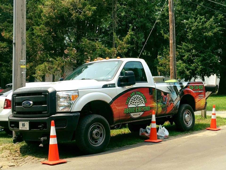Above and Beyond Tree and Shrubbery Service South Bend Indiana